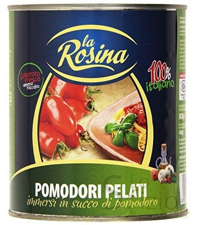 Pelati (geschälte Tomaten) (La Rosina) 2650g Dose