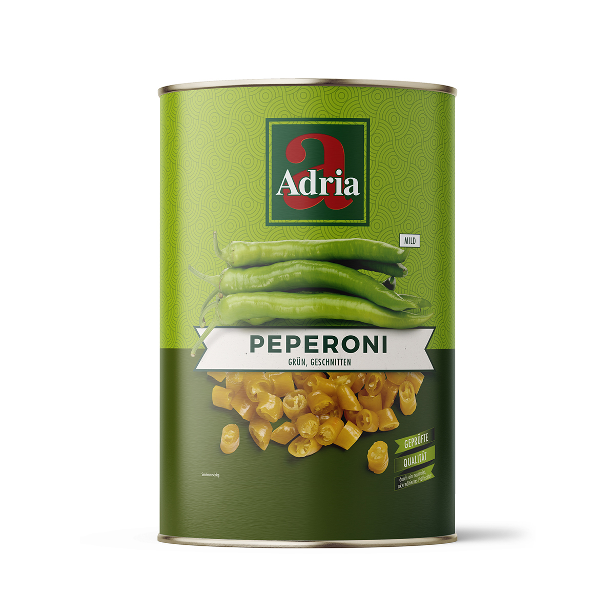 Adria-Peperoni Lombardi, mild, geschnitten 4520ml Dose