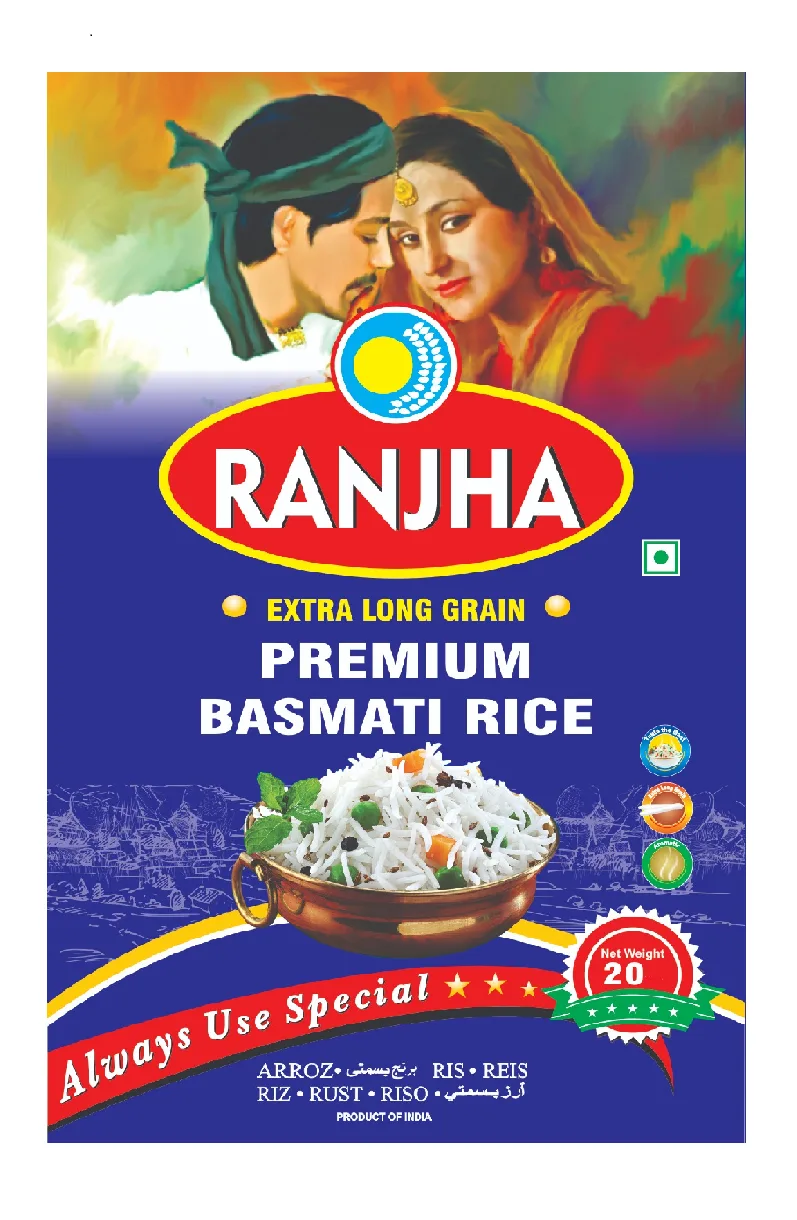 Ranjha -Premium Basmati Rice Extra Long 20kg