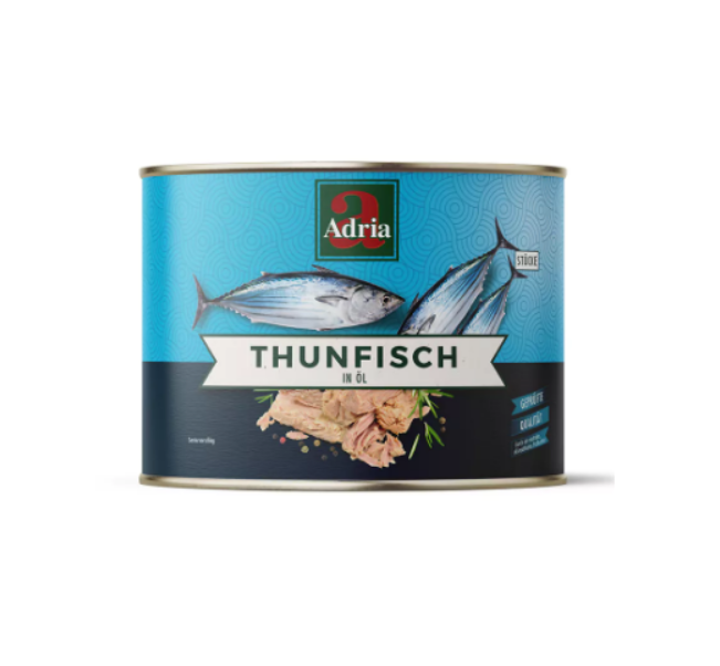 Adria-Thunfisch, Chunks in Öl 1705gr Dose