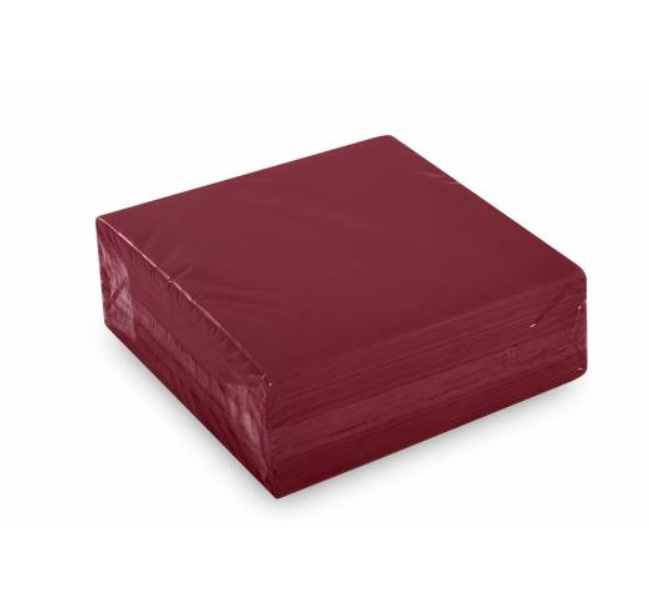 Servietten AG-128, 3-lagig Bordeaux  40x40 cm 1/4 Falz 250st.