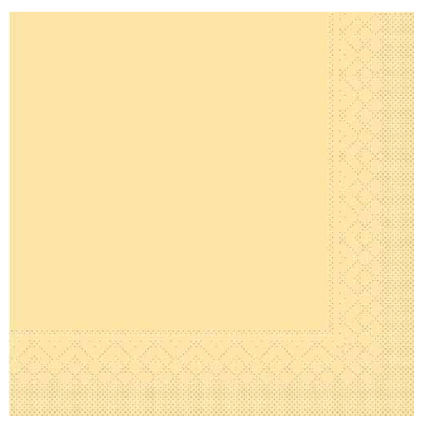 Servietten AG-129,  3-lagig CREME 40x40 cm 1/4 Falz 250st.