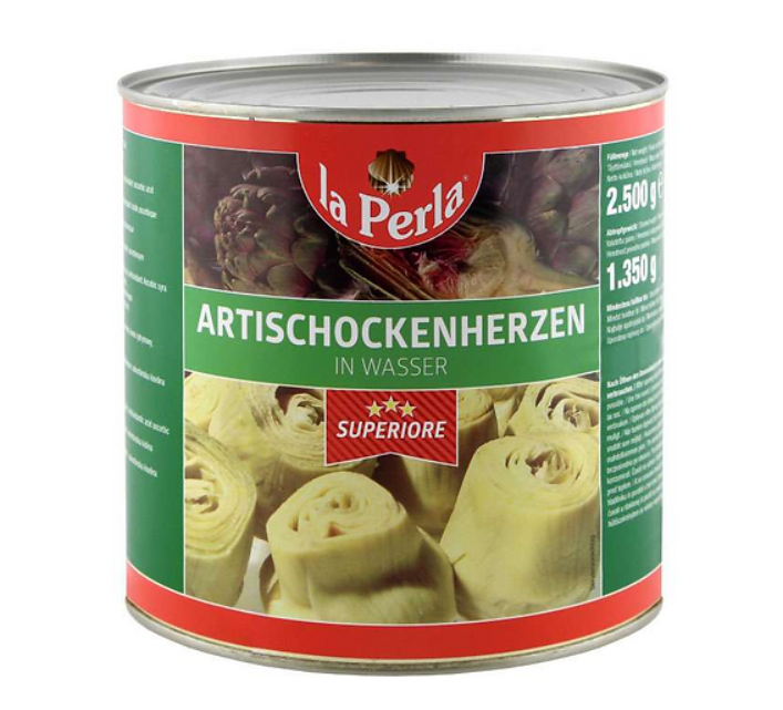 Artischocken (Herzen) (La Perla) VE 6 x 4250g Dose