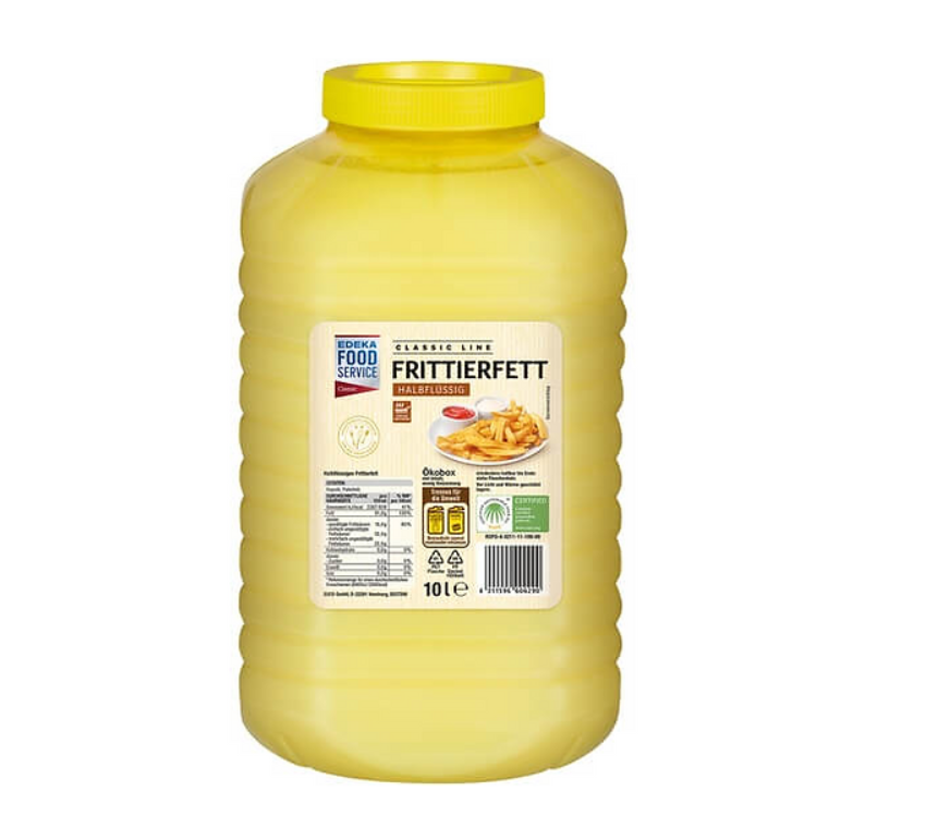 Halbflüssiges Frittierfett 10ltr