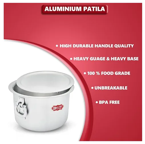 Aluminium Kochtopf 50 Ltr.+Deckel+Handel