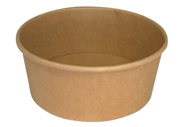 Salatschale Bio-Design  Salatbowl braun, 1000ml, (160 Stück+Deckel)/Karton