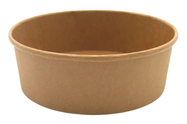Salatschale Bio-Design  Salatbowl braun, 1300ml, (160 Stück+Deckel)/Karton