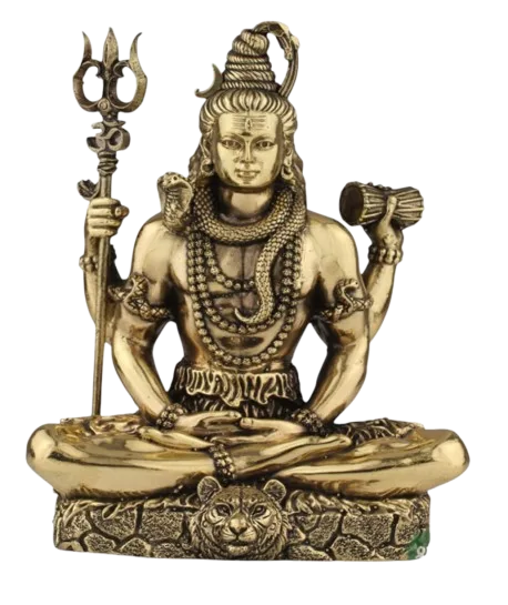 Statue-Shiva aus Messing, Idol-Skulptur Shiva, VE nach gewicht/ Preis pro Kg.